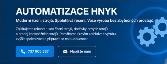 Automatizace Hnyk – moderní řízení strojů